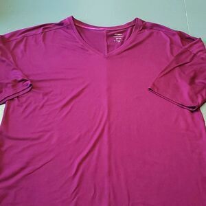 JOCKEY women's short sleeves tee shirt. Purple, size large. Very soft.